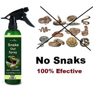 Snake Out Spray To Remove Permamently All Snake From Home Garden And They Will Never Come Again 0.3 L Hand Held Sprayer
