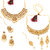 Sukkhi Astonish Gold Plated Choker Combo Necklace Set for Women