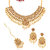 Sukkhi Astonish Gold Plated Choker Combo Necklace Set for Women