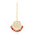 Sukkhi Fascinate Gold Plated Kundan & Pearl Choker Necklace Set for Women