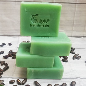 Nahsoril Cold Process Homemade Neem Bath Soap Pack of 4 (approx 95 g each)
