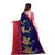 Shopkio Women's Pure Georgette Floral Printed Multicolored Colour Saree with Blouse Piece