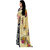 Shopkio Women's Pure Georgette Floral Printed Blue Colour Saree with Blouse Piece
