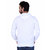 Trendyz Men White Cotton Hooded Sweatshirt