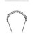 pack of 1 RENU CREATION Premium Quality Hair Band For Men And Women Daily Use Black Spring ZigZag Wave Metal Hair Hoop B