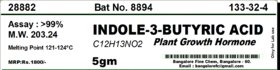 INDOLE-3-BUTYRIC ACID - 5gm (C12H13NO2)  CAS No133-32-4