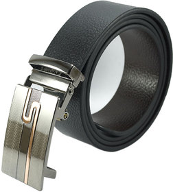 Nahsoril Genuine Leather Reversible Belt With Auto Lock Buckle - Auto-rev-001