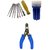 Bizinto Iron Screw Driver Set With Line Tester and 8 Bits with free Cutter Plier