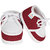 Neska Moda Baby Boys and Girls Lace Maroon Booties For 0 To 12 Months Infants BT80