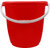 Jaycee Unbreakable,Strong and Sturdy 16 L Plastic Bucket for Home and Kitchen(Red)