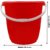 Jaycee Unbreakable,Strong and Sturdy 16 L Plastic Bucket for Home and Kitchen(Red)
