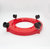 Jaycee Plastic Gas (LPG) Cylinder Trolley Easily Movable Stand Flexible, Movable and Unbreakable with Wheels (Red)
