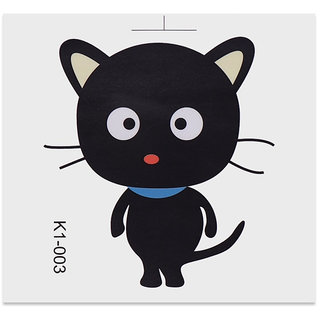                       JAAMSO ROYALS Cartoon Cat Pattern Bedroom Switch Sticker WallSticker (1010 CM)                                              