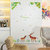 JAAMSO ROYALS Dear With Green Leaves Decorative Waterproof  Wallsticker(60 x 90 CM)