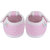 Neska Moda Baby Boys and Girls Butterfly Baby Pink Booties For 0 To 12 Months Infants BT4