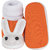 Neska Moda Baby Boys and Girls Rabbit Orange Booties For 0 To 12 Months Infants SK177