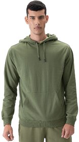Stay Royal Regular Fit Pullover Hoodie - Ever Green
