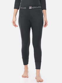 Dollar Thermals Wintercare Women Black Top Elastic Trouser