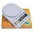 Digital Kitchen Scale Electronic Weighing Scale 10 Kg Design for Spices Vegetable Liquids, Ivory (White)