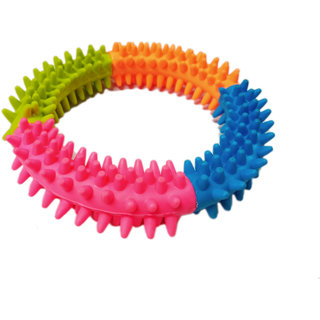                       All4pets Playing Product for Pet  Colorful Chew Ring Toy(B031)                                              