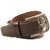 Nahsoril Genuine Leather Brown Color Formal Belt With Super Heavy Pin Buckle - L-008