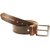 Nahsoril Genuine Leather Brown Belt With Super Heavy Pin Buckle - L-011