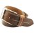 Nahsoril Genuine Leather Brown Belt With Super Heavy Pin Buckle - L-011