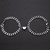 M Men Style 2pcs New Design Magnetic Couple Bracelets For Lovers Chain Link Charm Silver Stainless Steel  Bracelet