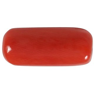                       Natural Red Coral  8.25 ratti natural coral gemstone by ceylonmine                                              