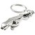 Jaguar Premium Silver Stainless Steel Metal Keychain For Gifting