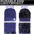 Aseenaa Winter Knit Beanie Cap Hat And Neck Warmer Muffler Combo Set For Unisex Men  Women  Set Of 1  Colour  Blue