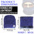Aseenaa Winter Knit Beanie Cap Hat And Neck Warmer Muffler Combo Set For Unisex Men  Women  Set Of 1  Colour  Blue