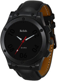 Relish Casual Watch for Men's Boy's RE-BB8007 (Black Colored Strap)