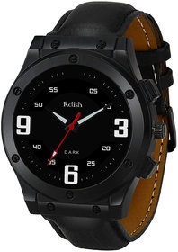 Relish Casual Watch for Men's Boy's RE-BB8008 (Black Colored Strap)