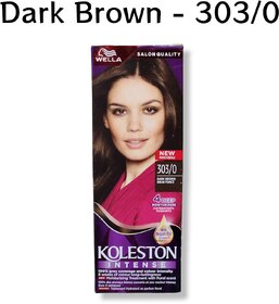 Wella Koleston Color Cream Tube, 303/0 Dark Brown, 60ml