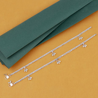 Buy Silver Plated Delicated Ghungroo Payal Anklet for Women And Girl. Online 279 from ShopClues