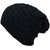 Winter Warm Woolen Long Beanie Cap for Men  Women (Multicolor)