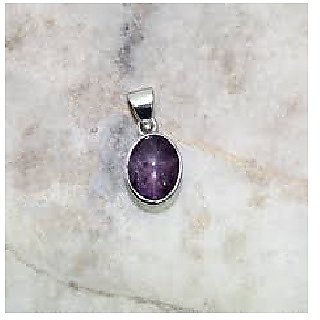                       JAIPUR GEMSTONE-5.50 Ratti Beautiful and Unique Manik Star Ruby Stone Pendant For Men and Women                                              