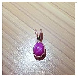 CEYLONMINE-Gemstone 5.5 Carat / 5.25 Ratti Natural and Precious Star Ruby Gemstone Pendant By Lab Certified CEYLONMINE-Gemstone 5.5 Carat / 5.25 Ratti Natural and Precious Star Ruby Gemstone Pendant By Lab Certified