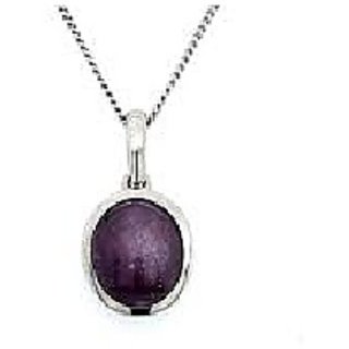 CEYLONMINE-Natural Star Ruby 5.50 Ratti Natural Stone Star Ruby Gemstone Pendant for Men and Women CEYLONMINE-Natural Star Ruby 5.50 Ratti Natural Stone Star Ruby Gemstone Pendant for Men and Women