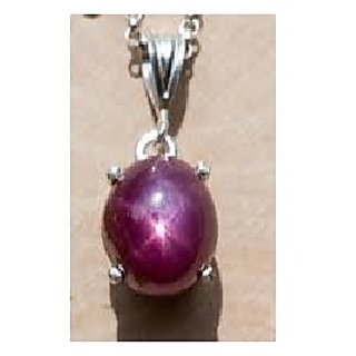 CEYLONMINE-Gems 5.50 Ratti Natural Stone Star Ruby Gemstone Pendant Unheated and Untreated for Unisex CEYLONMINE-Gems 5.50 Ratti Natural Stone Star Ruby Gemstone Pendant Unheated and Untreated for Unisex