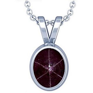 CEYLONMINE-5 Ratti Super A+ Star Ruby Stone Beautiful Star Effect - Six Rays Light Pendant CEYLONMINE-5 Ratti Super A+ Star Ruby Stone Beautiful Star Effect - Six Rays Light Pendant