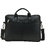 MATRICE laptop cum messenger bag with black faux vegan leather(NE-S-0790-Black)