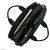 MATRICE laptop cum messenger bag with black faux vegan leather(NE-S-0790-Black)