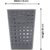 Jaycee Multipurpose Square Shape Pen Stand,Cutlery,Table Organiser Plastic Toothbrush Holder(Grey)