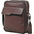 MATRICE messenger bag with cherry faux vegan leather(NE-S-0791-Cherry)