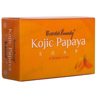 Royale Beauty Kojic Papaya Soap - 130g (Pack Of 3)
