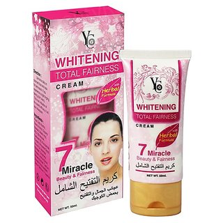                       YC Total Whitening Fairness Cream - 50ml (Pack Of 4)                                              