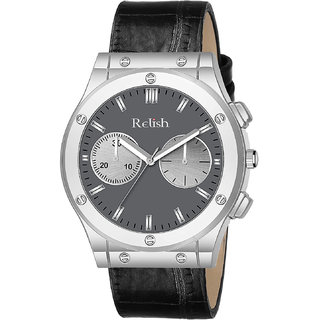                       Relish Analogue Watch for Men's Boys' Strap RE-BB8067                                              