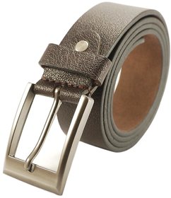 Nahsoril Genuine Leather Brown Belt With Super Heavy Pin Buckle - L-017
